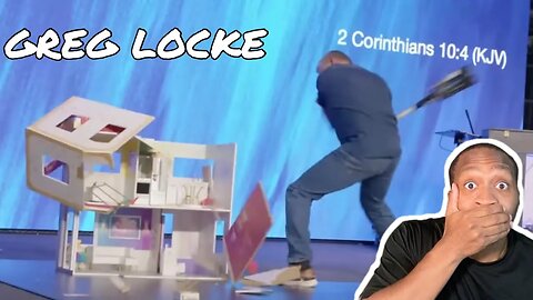 🔨🔥🎤 Greg Locke's Epic Stage Demolition!