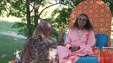 Breves instantes do Darshan de Paramahamsa Vishwananda no Ashram de Itália