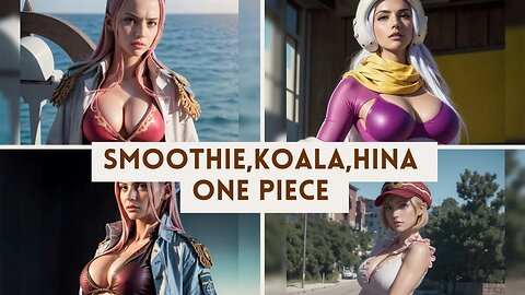 Smoothie | Koala | hina - one piece | images by AI #onepiece