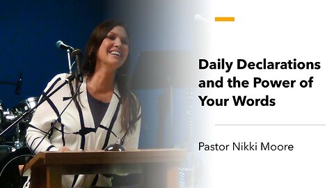 Daily Declaration and the Power of Your Words