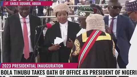 Bola Tinubu takes Oath of Office as President of Nigeria