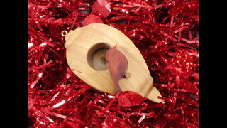 Miniature Birdhouse Ornament, Handmade from Select Grade Hardwoods