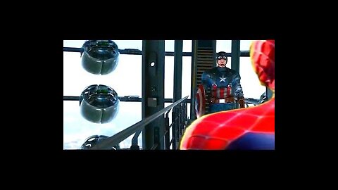 Spider-Man(Tobey Maguire) VS Captain America THE FIGHT