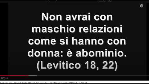 I PECCATI CHE PORTANO PIÙ ANIME ALL 'INFERNO SONO I PECCATI DELLA CARNE,LA SODOMIA🏳️‍🌈SONO TUTTI GLI ATTI SESSUALI INNATURALI COMPRENDE L'OMOSESSUALITà,LA PEDOFILIA,LA ZOOFILIA E ALTRO è UNO DEI PECCATI PIù GRAVI