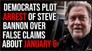 Democrats Plot Arrest Of Steve Bannon For Contempt Following Accusations About January 6th