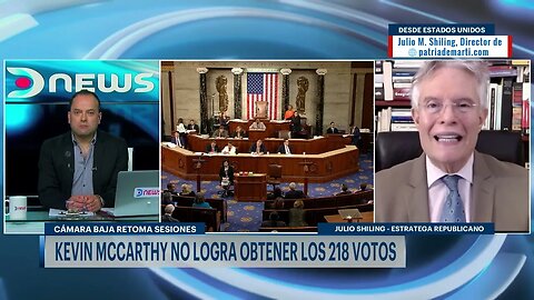 McCarthy no logra los votos necesarios para presidir la Cámara