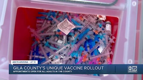 Gila County becomes one of the first counties in the U.S. to vaccinate the general population