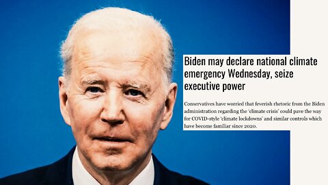 PREDICTED: JOE BIDEN IS GOING TO DECLARE A CLIMATE EMERGENCY TODAY!!! | 20.07.2022