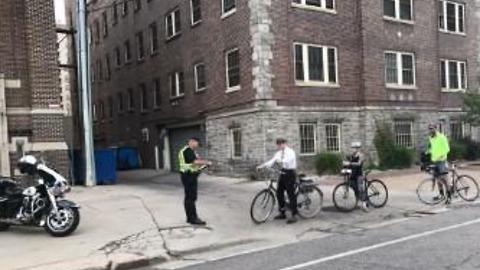 Bicyclists ticketed