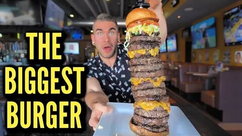 UNDEFEATED CHEESEBURGER CHALLENGE IN PHOENIX | BIGGEST BURGER IN ARIZONA (15 Patty Burger)