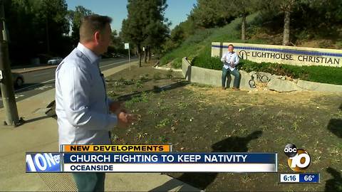 Oceanside church fighting to keep nativity