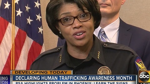 January declared "Human Trafficking Awareness Month" in Arizona