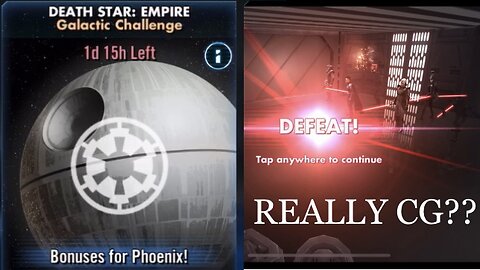 Galactic Challenge Death Star: Empire | Bonuses for Phoenix | CG, WHAT IS THIS BS?? GL’s Can’t Win??