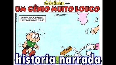 Cebolinha em-Um gênio muito louco! | Gibis do Rapha