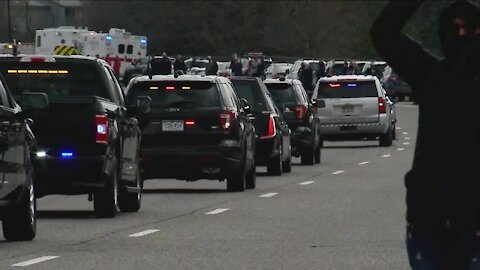 Community honors Boulder Officer Eric Talley with procession Wednesday