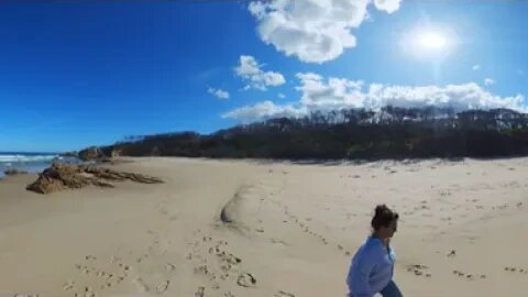 South Betka Beach to Car Park 4 April 2023 360 VR video