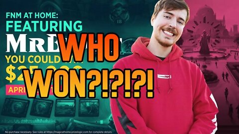 Who WON The Mr Beast MTG Arena Event