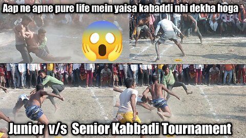 Junior v/s Senior Kabbadi Tournament | Vlog Sufiyan Shah