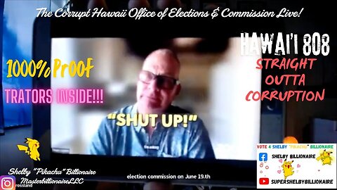 The Corrupt Hawaii Office of Elections Meeting 2024 w/ Live Testimonies Calling Them Out!