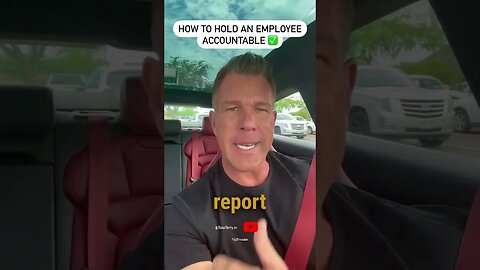 How to hold an employee ACCOUNTABLE ✅