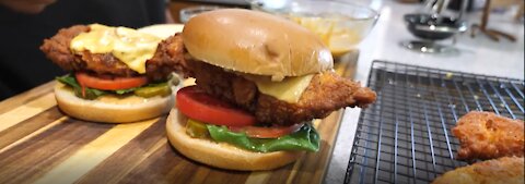 Spicy Chicken fillet Sandwich Recipe