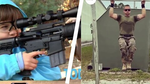 U.S MARINES explains How Kids with AR-15 Rifle can use it Safely