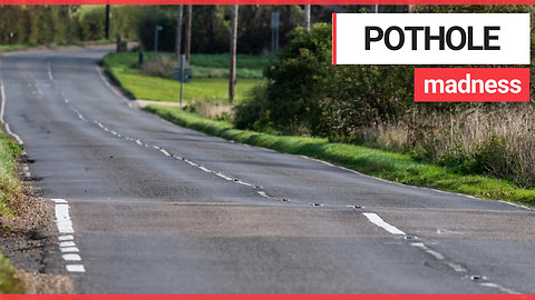 Driver claims rural road is bumpiest in Britain