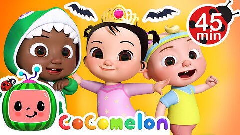 Halloween Costume Song + Wheels on the Bus Halloween + MORE CoComelon Nursery Rhymes