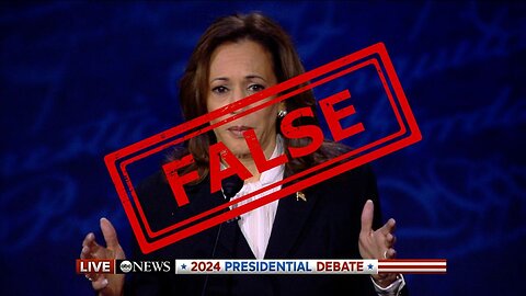 Kamala Harris’s Debate Performance: 23 Lies - a Masterclass in Misinformation