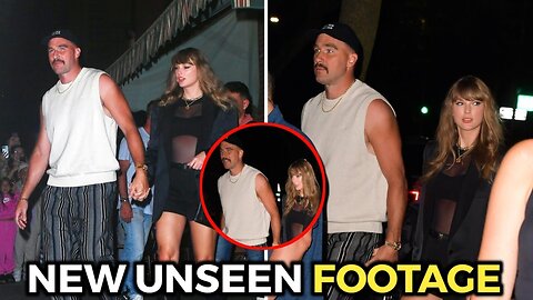 New Footage of Travis kelce & Taylor Swift Spotted LEAVING Romantic Party Lucali, NYC