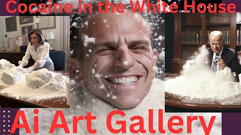 Cocaine in the White House ai Art Gallery #whitehouse #aiart #midjourney