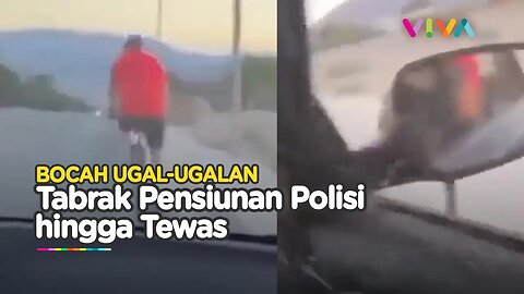 BODOH! Penabrak Pensiunan Polisi Tertawa Usai Merenggut Nyawa