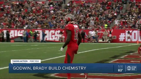 Bucs QB Tom Brady, receiver Chris Godwin build chemistry despite limitations