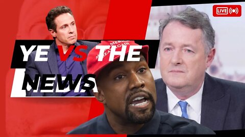 Ye VS The Media Disses @Pierce Morgan and Destroys @Chris Cuomo Constant Negative News