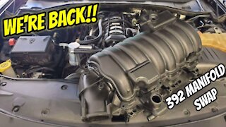 Installing a 392 Hemi Intake on an R/T Charger w/6.4 camshaft Pt .1