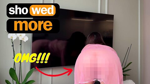 [4K USA] 🧼 Sparkling Clean TV in a Pink Sheer Dress _ Satisfying Cleaning