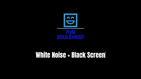 ADHD White Noise Black Screen | Sleep, Study, Focus