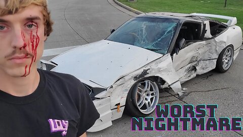 Mint 240sx Crashed (How it happened)