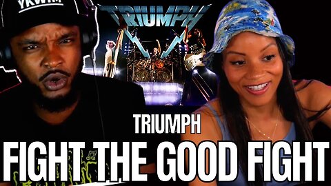 🎵 TRIUMPH "Fight The Good Fight" REACTION