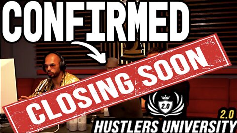 EMERGENCY MEETING 🚨Hustlers University Closing Soon! Big News & Updates