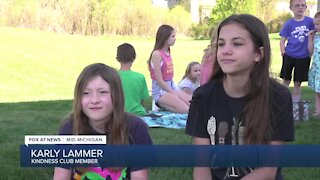 Eleven-year-old Karly Lammer also hopes other kids start their own kindness club.