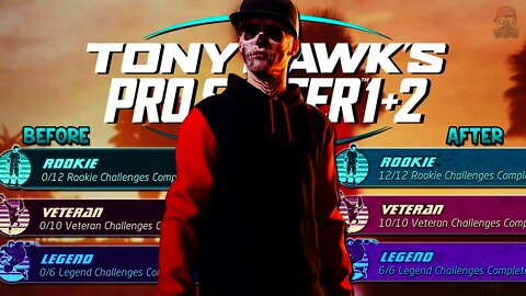 Tony Hawk Pro Skater 1+2 | How to complete all Rookie, Veteran, & Legend Challenges