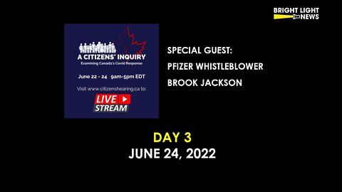 [LIVE DAY 3] Citizens’ Hearing Examining Canada’s Covid Response 9am – 5pm