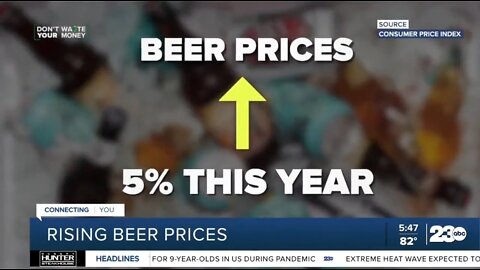 Uh oh... Beer Prices Are On The Rise