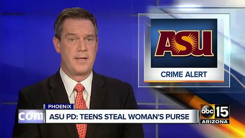 ASU Police: 4 teens accused of stealing purse from woman