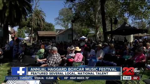 Haggard Boxcar Music Festival