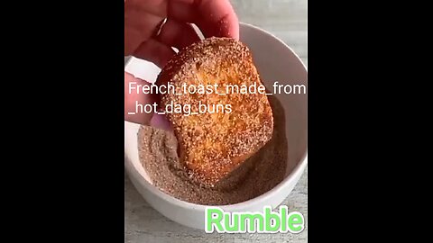 French_toast_made_from_hot_dag_buns #short #video#short #viral