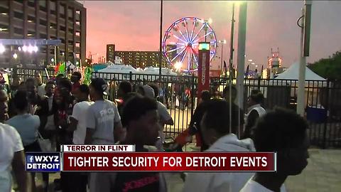 Tighter security for Detroit fireworks on Monday