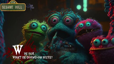 The Nightmare World of Sesame Street | Sesame Hill | Ai art