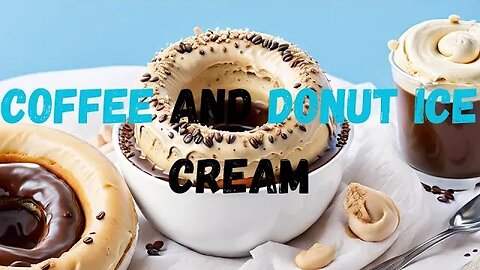 Indulge in the Irresistible: Coffee and Donut Ice Cream Recipe! #coffee #donut #icecream #dessert